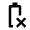 Battery Error Icon from Outlined Line - Material Pro Set