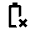 Battery Error Icon from Material Pro Line Set