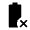 Battery Error Fill Icon from Outlined Fill - Material Symbols Set