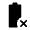 Battery Error Fill Icon from Rounded Fill - Material Symbols Set