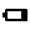 Battery Low Icon from Outlined Line - Material Pro Set