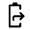 Battery Share Fill Icon from Rounded Fill - Material Symbols Set