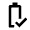Battery Status Good Icon from Outlined Line - Material Pro Set