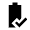 Battery Status Good Fill Icon from Sharp Fill - Material Pro Set
