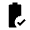Battery Status Good Fill Icon from Outlined Fill - Material Symbols Set