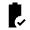 Battery Status Good Fill Icon from Sharp Fill - Material Symbols Set