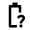 Battery Unknown Icon from Outlined Line - Material Pro Set