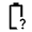 Battery Unknown Icon from Outlined Line - Material Symbols Set