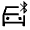 Bluetooth Drive Icon from Sharp Line - Material Symbols Set