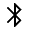 Bluetooth Fill Icon from Sharp Fill - Material Symbols Set