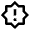 Brightness Alert Icon from Outlined Line - Material Pro Free Set