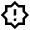 Brightness Alert Icon from Sharp Line - Material Pro Free Set