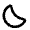 Dark Mode Icon from Rounded Line - Material Pro Free Set