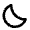 Dark Mode Icon from Outlined Line - Material Pro Free Set