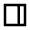 Dock To Left Icon from Sharp Line - Material Pro Free Set