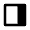 Dock To Left Fill Icon from Outlined Fill - Material Pro Free Set