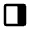 Dock To Left Fill Icon from Rounded Fill - Material Pro Free Set