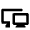 Dual Screen Icon from Outlined Line - Material Pro Free Set