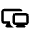 Dual Screen Icon from Rounded Line - Material Pro Free Set