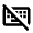 Keyboard Off Icon from Rounded Line - Material Pro Free Set