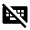Keyboard Off Fill Icon from Outlined Fill - Material Pro Free Set