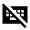 Keyboard Off Fill Icon from Sharp Fill - Material Pro Free Set