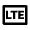 Lte Mobiledata Badge Icon from Outlined Line - Material Pro Free Set