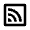 Rss Feed Square Icon from Outlined Line - Material Pro Free Set