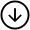 Arrow Down Circle Outline Icon from Ionic Outline Set