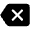 Backspace Icon from Ionic Filled Set