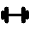 Barbell Icon from Ionic Filled Set
