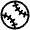 Baseball Outline Icon from Ionic Outline Set
