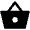 Basket Sharp Icon from Ionic Sharp Set