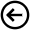 Arrow Left Circle Icon from Atlas Line Set