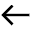 Arrow Left Icon from Atlas Line Set
