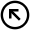 Arrow Up Left Circle Icon from Atlas Line Set