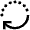 Arrows Dots Rotate Icon from Atlas Line Set