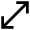 Arrows Up Right Down Left Icon from Atlas Line Set