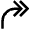Curve Double Arrow Right Icon from Atlas Line Set