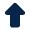 Large Arrow Up Fill Icon from Mingcute Fill Set