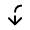 Arrow To Down Right Icon from Solar Broken Set