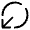 Circle Bottom Down Icon from Solar Broken Set