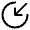 Circle Top Down Icon from Solar Linear Set