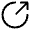 Circle Top Up Icon from Solar Linear Set