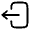 Logout 2 Icon from Solar Linear Set