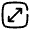 Maximize Square Icon from Solar Broken Set