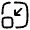 Minimize Square 3 Icon from Solar Broken Set