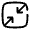 Minimize Square Icon from Solar Broken Set