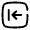 Send Square Icon from Solar Broken Set