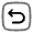 Undo Left Round Square Icon from Solar Line Duotone Set